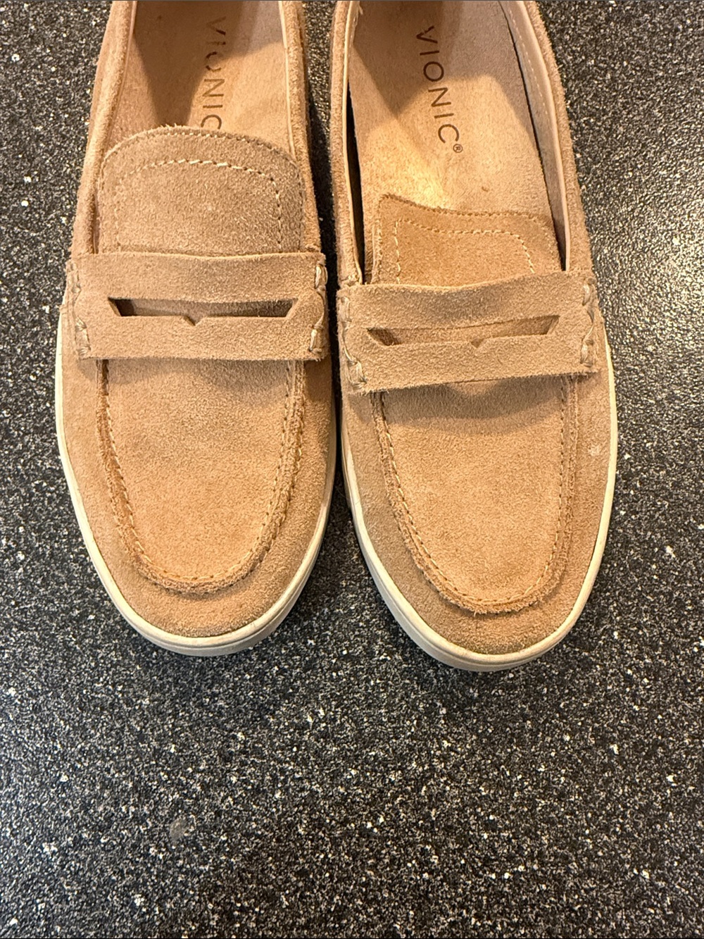 Vionic Women's Uptown Suede Penny Loafers in Tan - size 6.5 - Picture 7 of 7